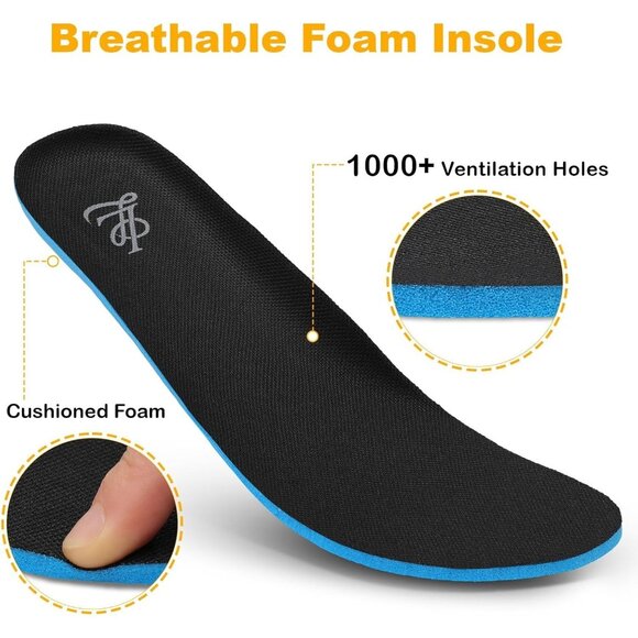 Women's Black Barefoot Wide Toe Minimalist Breathable Zero Drop Fashion Sneakers - Picture 5 of 7